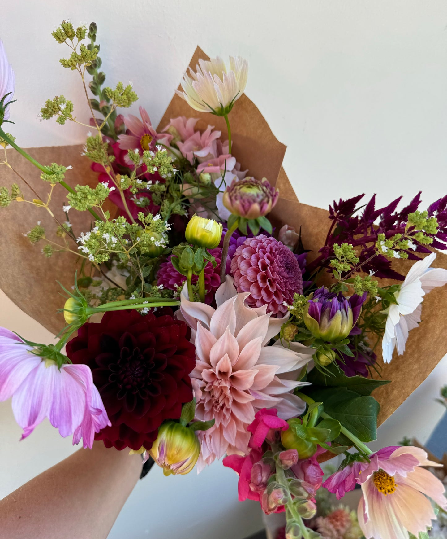 Large wrapped bouquet
