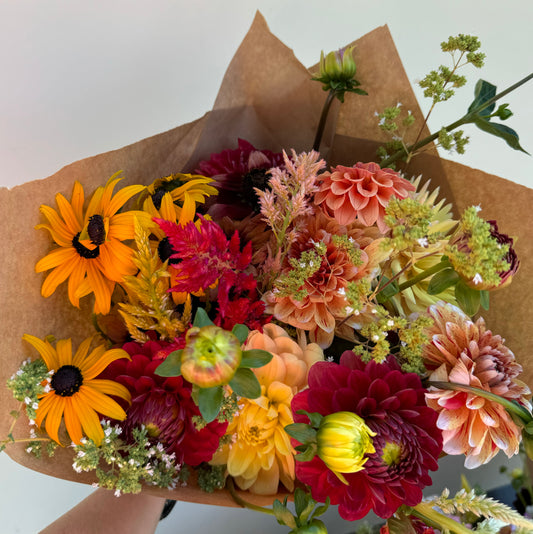 Large wrapped bouquet